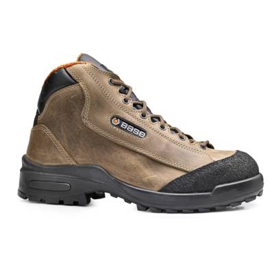 Chaussure haute GELDOF S3 SRC marron/orange - Gedimat