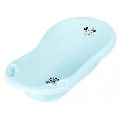 Baignoire enfant bleue Disney 84cm avec vidange