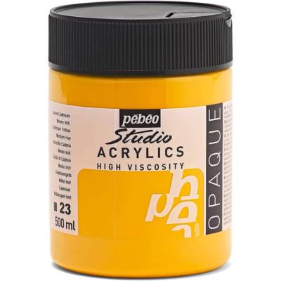 Flacon 500ml Peinture Studio Acrylics Haute Viscosité J CAD MOY - PÉBÉO