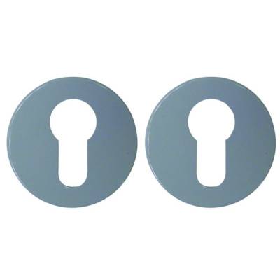 Paire rosace serrure S80 NORMBAU - Cylindre profilé - manhattan 67 - 247120 - Maxoutil