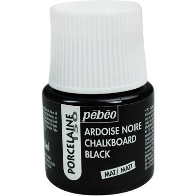 Flacon 45 ml Peinture P150 Porcelaine Coloris Ardoise noire