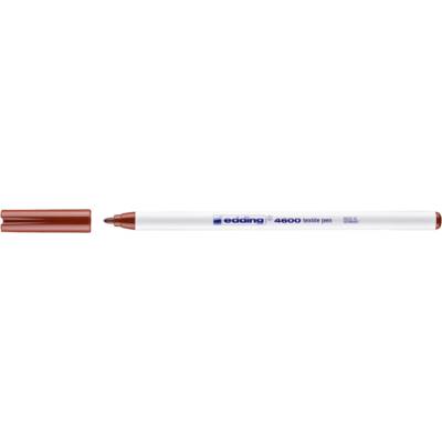 Feutre pour Textiles 4600 Marron Pointe Fine 1 mm