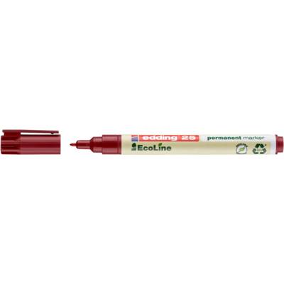 Marqueur Permanent 25 Ecoline rouge 1 mm