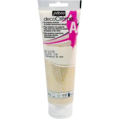 Tube 120ml DecoCrème Auxiliaire Paillete d'Or - PÉBÉO