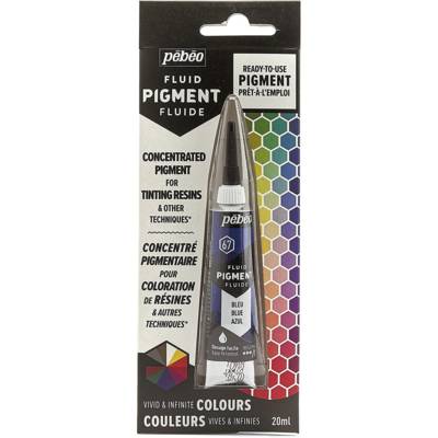 Fluid Pigment - Concentré pour Coloration de Résine - Origine Naturelle Bleu 20 ml
