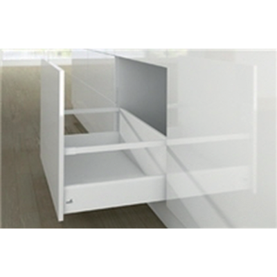 Casserolier Arcitech HETTICH - P.500 H.282/126mm - blanc sans coulisse avec tringle - 9149435 - HETTICH FRANCE