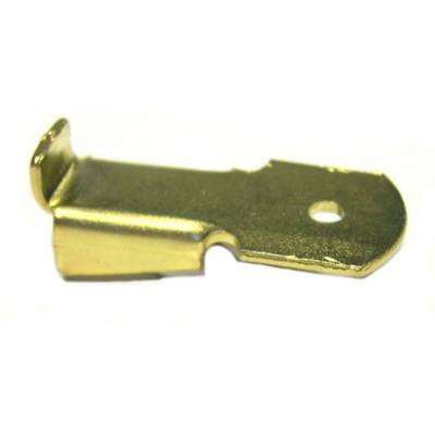 Taquet standard pour crémaillère acier MONIN SAS - Longueur 32 mm - Acier laitonné - 522110 - Maxoutil