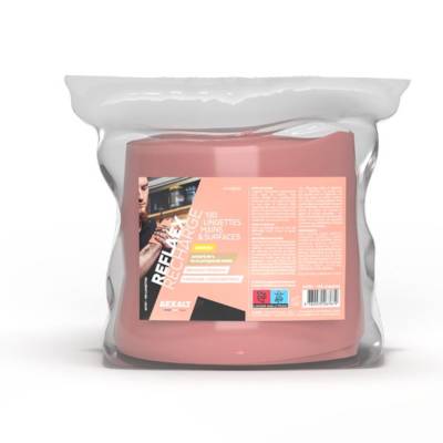 REFLAEX RECHARGE - Recharge lingettes mains et surfaces - 130 lingettes - AEXALT - SA767 - Maxoutil
