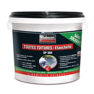 Revêtement d'étanchéite SP360 toitures gris - Gedimat - RUBSON