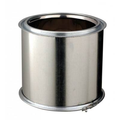 Conduit droit 450 cm Ø150 Inox galva POUJOULAT ED 450-150 - 32150004 - Maxoutil