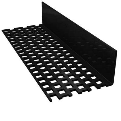 Profilé de départ PVC laqué noir - 15 x 28,8 mm 3m - Gedimat - DURASID