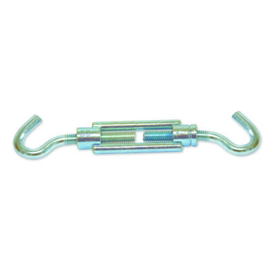 Tendeur à cage en fonte + 2 crochets acier zingué pour câble D5,3mm - Gedimat - CHAPUIS