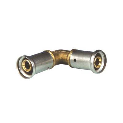 Coude multicouche laiton à sertir HENCO 90° 20x20 mm - 1P-2020