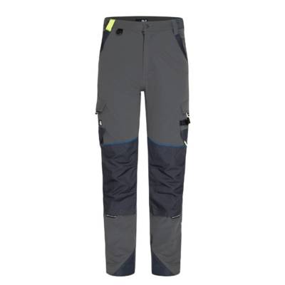 Pantalon de travail multipoches SACHA gris/bleu - Gedimat - NORTH WAYS