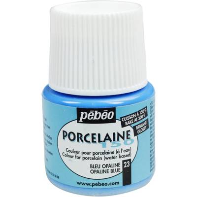 Flacon 45 ml Peinture P150 porcelaine Coloris Bleu opalin