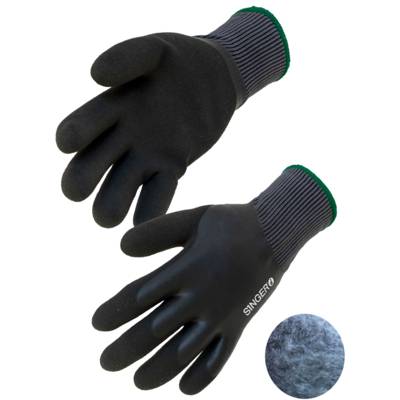 Gants SINGER SAFETY Nylon enduit latex - Double couche - Taille 09 - LAT5709 - SINGER FRERES