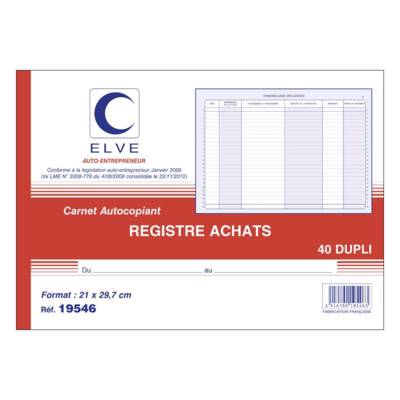 Manifold MICRO ENTREPRENEUR " Achat" 297X210 40 feuilles Dupli - ELVE