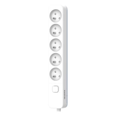 Multiprise 5 prises QUARX à cabler + interrupteur - Gedimat