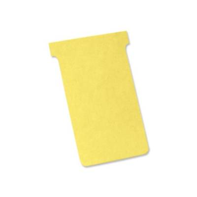 Lot de 100 fiches T indice 3 jaune