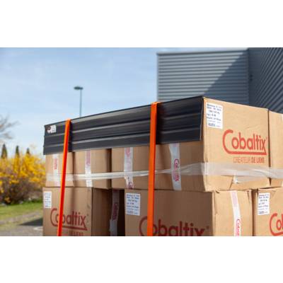 Cornière plastique de protection pour l'arrimage 2,40 m - noir - Gedimat - COBALTIX