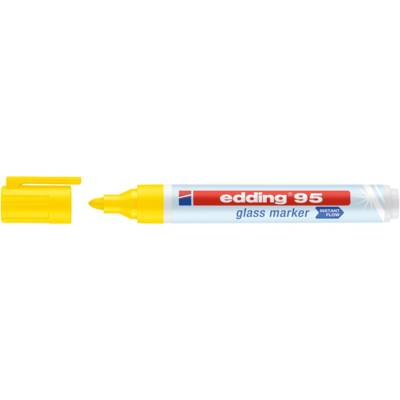 Marqueur pour verre 95 jaune 1,5-3 mm - EDDING