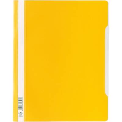 Chemise à Lamelles A4+ Couverture Transparent Jaune