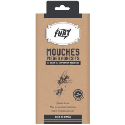 Étui x 4 Pièges Adhésif anti mouches présentoir