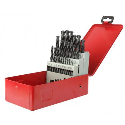 Foret métal HSS standard angle 118° - D1 à 13mm par 0,5mm - coffret de 25 pièces - Gedimat - DIAGER