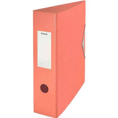 Classeur à Levier Colour'Ice Polyfoam A4 Dos de 82 mm Abricot