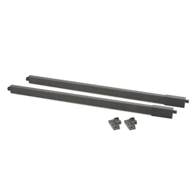 Jeu de réhausses pour coulisse vertex concept Gris anthracite 500mm - EMUCA - 3110535
