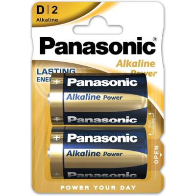 Lot de 2 Piles Alcaline Power LR20/D (Mono) 1,5 V