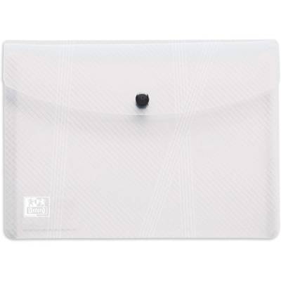 Lot de 5 Pochette document HAWAI A5 PP à pression Incolore transparent - OXFORD