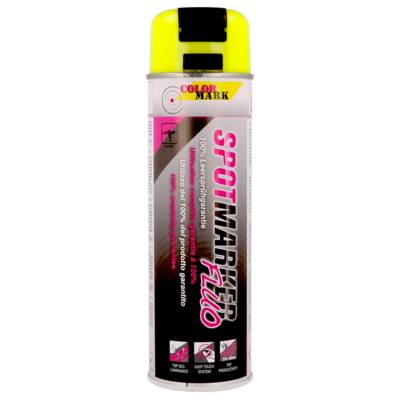 Peinture SPOTMARKER - aérosol de 500 ml - coloris jaune fluo - Gedimat