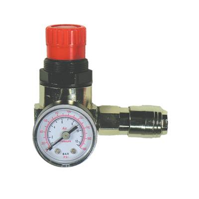 Mini détendeur avec manomètre et robinet - 1/4 mâle - Gedimat - MECAFER