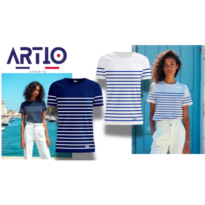 T-SHIRT MARINIERE FEMME - Artio