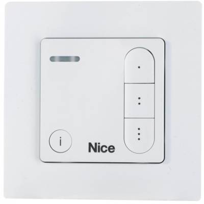 Emetteur Domi mural Nice 3 canaux blanc - DOMIW3C - Maxoutil