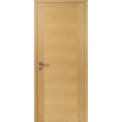 Bloc-porte pleine NEO ETNA chêne verni naturel mat Hui.KM1 72 à 100 mm - 204 x 73 cm - droit poussant - Gedimat - MENUISERIES D'OLT