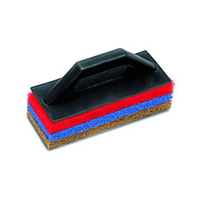 Gratton abrasif pour carreleur support + 3 abrasifs - Gedimat - RUBI