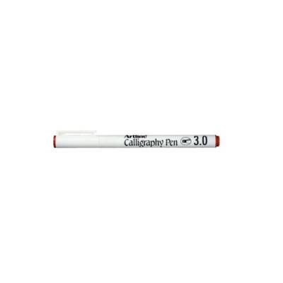 Marqueur "Calligraphy Pen" pointe 3 mm sépia - ARTLINE
