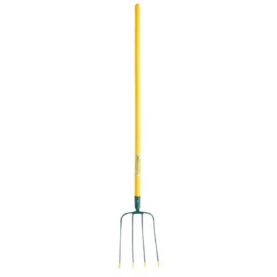 Fourche à fumier à douille 4 dents manche bois certifié PEFC 100% - Gedimat - LEBORGNE