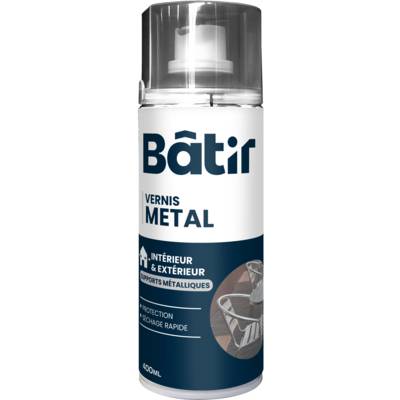 Peinture technique aérosol vernis métal - bombe de 400ml - Gedimat