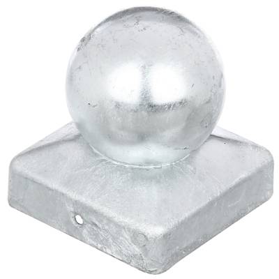 Boule galvanisée pour poteau en bois - Gedimat