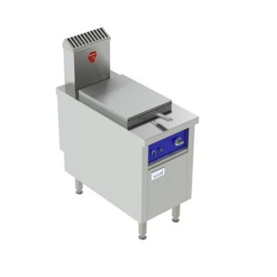 Friteuse à gaz sur meuble 1 cuve de 16L - V02105