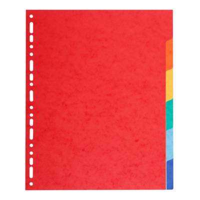 Jeu de 6 intercalaires en carton 220 g Format A4 maxi
