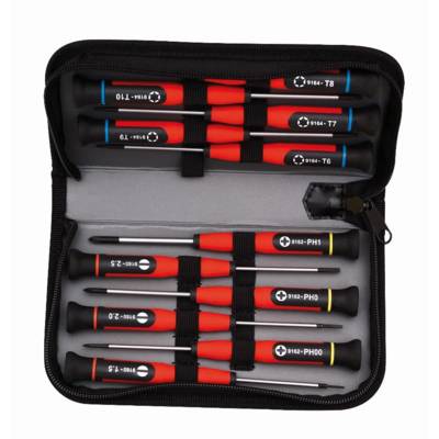 Jeu 12 tournevis de précision en trousse - MOB - 9169020001 - MOB GROUPE
