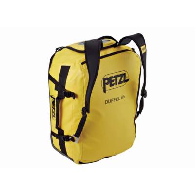 Sac de transport PETZL Duffel 65 litres - Jaune/noir - S045AA00 - Maxoutil