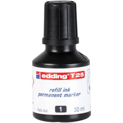 Recharge D'encre 30ml T25 Goutte à Goutte Pour Marqueur Permanent Noir