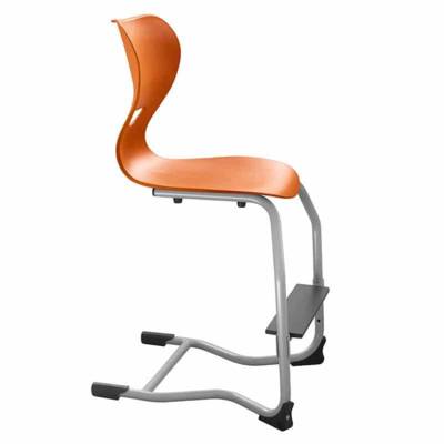 Chaise Repose-pieds réglable EWF3 | Coque Polypropylène | Mobilier Scolaire et de Bureau