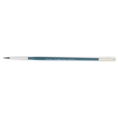Pinceau Rond Poils de Poney Manche Laqué Taille n°4 - OZ INTERNATIONAL