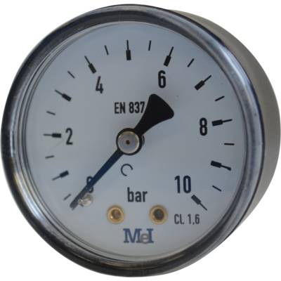 Manomètre 0-10 bars - mâle ø8 x 13 mm - Gedimat